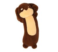 Folpus Cuscino Abbraccio Cane Bassotto Peluche Morbido per Bambini Cartone Animato Multiuso Animale di Peluche Cuscino Compagno Lungo Cucciolo Bambola, Marrone