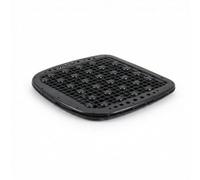 Folpus Cuscino Massaggiante per Sedile Cuscinetto Pad Coprisedile Supporto Lombare Due Perline per Micro-massaggio E, Nero, Doppio Strato Ispessito Con Sfere Massaggianti, Solo Cuscino Seduta