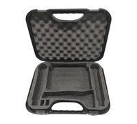 Folpus Custodia rigida per microfono, fodera in schiuma, scatola portautensili per microfono, scatola portaoggetti per microfono per cantare, 36.5 X 29.5 Cm