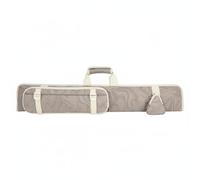 Folpus Custodia Stecca Biliardo Borsa Porta Stecche Astuccio Portastecche Protezione Urti Materiale PU Foderato Trasporto a Spalla E Mano Adatta a Tornei, Array, Marrone Chiaro