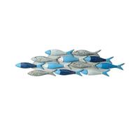 Folpus Decorazione murale a forma di pesce, decorazione murale in legno, versatile opera d'arte per inaugurazione della casa, vacanze, 66.5 Cm X 16 Cm