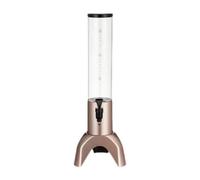 Folpus Distributore di bevande con rubinetto, distributore di birra facile da pulire per la cucina dei compleanni, Oro Rosa 1.5l