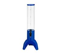 Folpus Distributore di bevande con rubinetto, distributore di birra facile da pulire per la cucina dei compleanni, Blu 1.5l