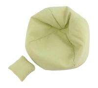 Folpus Divano in Miniatura con Cuscino, Divano per casa delle Bambole, Regali di Capodanno, Decorazione per Scena di Stanza di casa Artificiale, mobili per, Verde