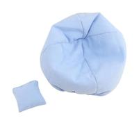 Folpus Divano in Miniatura con Cuscino, Divano per casa delle Bambole, Regali di Capodanno, Decorazione per Scena di Stanza di casa Artificiale, mobili per, Blu