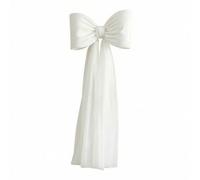 Folpus Finestra Tessuto Tenda Tulle Fiocco in Rete Traslucida con Nastro Elegante E Pannello Sospeso Adatto per Cerimonie Servizi Foto Vetrine Negozi Celebrazioni