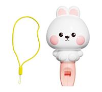 Folpus Fischietto a Forma di Animale, Giocattolo sonoro, Strumento Musicale per l'apprendimento precoce, Giocattoli rumorosi per Bambine, Ragazzi, Regali, Coniglietto