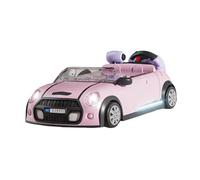 Folpus Giocattoli con volante, giocattolo educativo musicale per auto, gioco di simulazione per bambini, gioco di guida di auto da corsa e cavo USB, Rosa