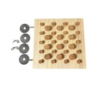 Folpus Giocattolo da Masticare per Pappagalli in Legno, Giocattolo per L'addestramento E La Ricerca del Cibo per Fringuelli