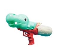 Folpus Giocattolo spruzzatore d'Acqua, Giocattolo da Spiaggia, Versatile e Pratico, Portata 5-8 m, Doppio Foro, per Prato, Piscina, Cortile, Ippopotamo Verde