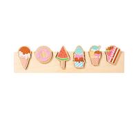 Folpus Gioco di Puzzle in Legno con Blocchi da Abbinare, Ideale per Bambini Piccoli, per Imparare a Impilare I Blocchi. È Un Gioco, Dolce