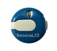 Folpus Golf Contatore Punteggio Contapunti Segnapunti Contacolpi con Clip per Accesso Veloce E Pulsante per Azzerare in Polipropilene Adatto a Allenamenti, Blu