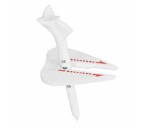 Folpus Golf Tee Angolato con Segni di Altezza Uniforme E Funzione 2 in 1 con Piastra Che Diventa Segnalino in Plastica Durevole per Rafforzare La Memoria