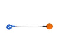Folpus Gong Mallet Gong Mallet Risonante per Percussioni Acustiche Leggere con Testa a Sfera in Gomma per Bagni Sonori, Testa Arancione