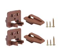 Folpus Guida per Cassetti Scorrevoli, Accessori per L'installazione di Cassetti, Pezzi di Ricambio, per La Maggior Parte Dei Mobili, Armadi, Libr, 2 Pezzi