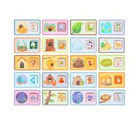 Folpus in Legno per Bambini per aule Casa Regalo di Compleanno attività Abbina e Trova Giocattolo didattico