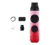 Folpus Kazoo Flauto con Cordino per Riempire Sacchetti Regalo Strumento Musicale in Campeggio Intorno Al Fuoco, rosso rosa