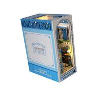 Folpus Kit Fermalibri Fai da Te, Fermalibri per Case delle Bambole in Miniatura, Opere d'Arte Fatte a Mano con Fermalibri a LED