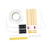 Folpus Kit in Legno per Assemblaggio Meccanico Fai da Te, Kit di Scienza dei Materiali Non Finito, Barca Elettrica per Bambini