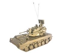 Folpus Kit Modello di carro Armato in 1:72, Simulazione 4D, Opzione Regalo per età 14+, Giochi Puzzle Fai da Te, assemblaggio per Decorazioni da, Giallo 9.2x4.5x5.5cm