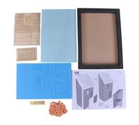 Folpus Kit Modello di Edificio in 1/35, Ornamento Fai da Te per Micro Paesaggio, Facile da Montare, Diorama, Modello architettonico per Tavolo di, Style a