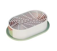 Folpus Kit per la germinazione 'Erba gatta, Vassoio Leggero per la germinazione, Kit per la Coltivazione 'Erba per Gattini, Verde E Rosa