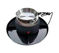 Folpus Kit S'mores, tostatrice per con 4 vassoi staccabili, set per fonduta elettrica con forchette, tostatrice senza fiamma per Natale, Nero