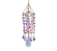 Folpus Lampadario a, campanelli eolici, da Appendere alla Finestra, acchiappasole, Decorazione per la casa, Pendente per Matrimonio in Giardino