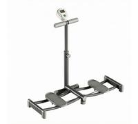 Folpus Leg Exercise Machine Stepper Salvaspazio da Casa Macchina per Tonificare Gambe Pedana Ampia Attrezzo Compatto Silenzioso Cuscinetti Doppi Scorrevoli, Con Bracciolo Regolabile E Contatore