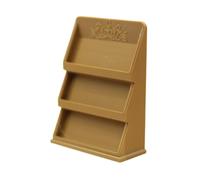 Folpus Libreria per Case delle Bambole, Espositore per Riviste, Espositore per Modelli, Mobili per Scene in Miniatura, Decorazioni per Scene di Vita, Marrone Scuro