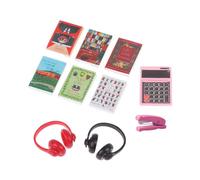 Folpus Libri sulla casa delle Bambole, Accessori per la Decorazione della casa delle Bambole, Miniature assortite, Decorazioni per la Bambole