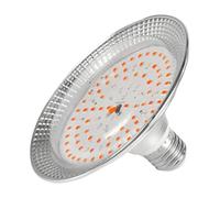 Folpus Luce per La Crescita Lampadina per Orticoltura Luce per Fioritura Lampada da Interni con Attacco E27 da 18W in Materiale PC Robusto Adatta per a, Spettro Rosa-Rosso