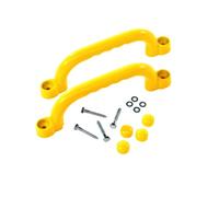 Folpus Maniglia Bambini Arrampicata Supporto Barra Presa Ergonomica Resistente per Giochi Parco E attività Motoria Esterna Piccoli, Giallo