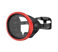 Folpus Maschera Subacquea Occhiali da Immersione Snorkeling Maschera Monoscocca Panoramica Vetro Temperato Aderenza Confortevole Silicone Anallergico , Rosso