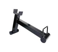 Folpus Mini Deadlift Jack Barbell Stand Heavy Duty Dumbbells Black Weight Changing for Training Workout
