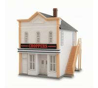 Folpus Miniatura Edificio Scena Modello 1 64 Facciata Taverna Storica Diorama Plastica PETG Basi Stabili Dettagli Architettonici Insegna Rosso Nero Adatta a, Senza Illuminazione