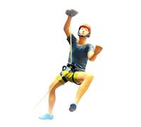 Folpus Miniature Figure di Persone Arrampicanti in 1/64 per Creare Diorami