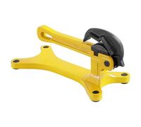 Folpus Morsa per Tubi Pesante Portatile Da Banco in Alluminio con Bloccaggio Automatico E Serraggio Sicuro 27cmx12.5cm Adatta per Riparazioni Rapide Montaggi, Giallo