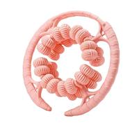 Folpus Morsetto Circolare per Gambe Strumento di Massaggio per Il Corpo Rullo Portatile Attrezzo per Polpacci con Design a 360 Gradi Adatto per Atleti E Uso, Rosa