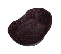 Folpus Motorcycle Seat Pad Imbottito con Rivestimento Interno per Box Portaoggetti Tasca Integrata per Piccoli Accessori Blocco Efficace di Sporco E Pioggia, Linea Rossa