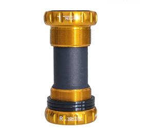 Folpus Movimento Centrale Filettato Movimento Centrale Assale 24 Mm Cuscinetti Sigillati Struttura Cava Corpo in Lega E Riduzione Peso E Scorrevolezza, Oro