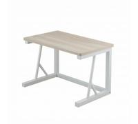 Folpus Office Desk Riser Supporto Stampante Scrivania Rialzo Mensola Ufficio Organizer Struttura Solida con Gambe Angolate Organizzazione Ordinata Degli, Aumento 57 34 38, Acero Ciliegio