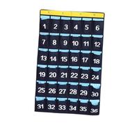 Folpus Organizzatore a Tasche Portaoggetti Contenitore Sospeso Porta Cellulari con Tasche Numerate per Identificazione Rapida Adatto per Ambienti D, 36 Tasche