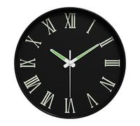 Folpus Orologio da Parete Luminoso al Buio, Orologi Decorativi con Numeri Luminosi, Orologio per la Sala da Pranzo, Style E