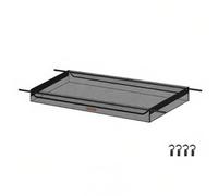 Folpus Outdoor Hook Rack Borsa a Rete Organizer Borsa Portaoggetti Contenitore con Rete Fine Bordo Semirigido Struttura Portatile per Cucina da Campo Adatto per Campeggio Escursioni Barbecue