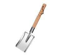 Folpus Pale da Giardino, Pale manuali con Manico ergonomico in Acciaio Inossidabile per Campeggio e Giardinaggio, Piazza