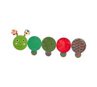 Folpus Pannello Sensoriale a Forma di Bruco, Pannelli Tattili, Giocattoli per L'apprendimento nella Prima Infanzia, Piastrelle Sensoriali per La Classe,