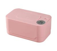 Folpus Pannolino bagnato bagliore pannolino wipe wipe più caldo portatile 80pc di capacità di capacità per auto -display a led wipe wipe, Rosa