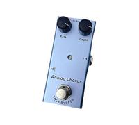 Folpus Pedale effetti per chitarra elettrica DC 9V True, raccordi Mini pedale professionale a effetto singolo in metallo per concerti sul palco, Coro Analogico