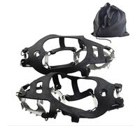 Folpus per racchette da neve, da ghiaccio elasticizzati, regalo per uomo e donna, impugnature per scarpe per pesca, escursionismo, alpinismo, Black L